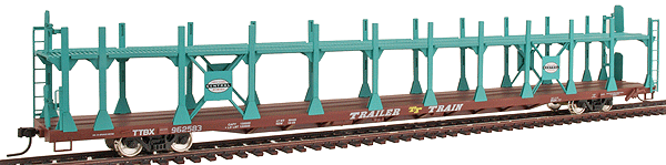 89' Bi-Level Open Auto Rack - Ready to Run -- New York Central #1
