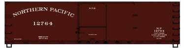 USRA 40' Double-Sheathed Wood Boxcar - Kit -- Northern Pacific #12764 (Boxcar Red)