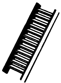 Stairs & Steps -- Stair Section - Short