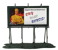 Heritage Billboards - Assembled -- Eisenhower (Buy War Bonds)
