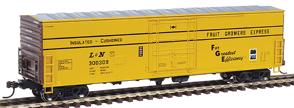Ready-To-Roll(tm) 50' Superior-Door Boxcar - Assembled -- Fruit Growers Express - Louisville & Nashville