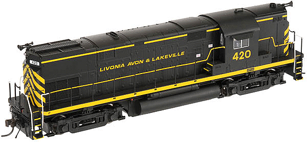 Alco C420 Phase I High Nose - Standard DC - Master(R) Silver -- Livonia, Avon & Lakeville #420 No Dynamic Brake