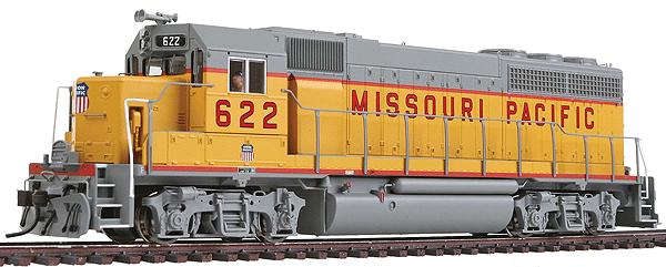EMD GP40 - Standard DC - Master(R) Silver -- Missouri Pacific #622