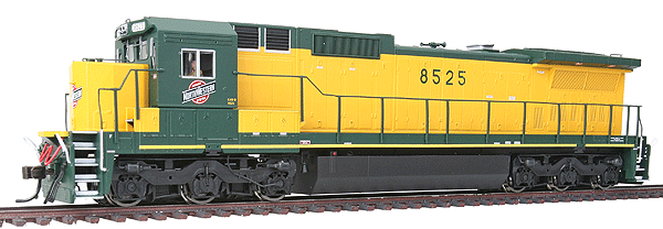 Master(TM) Series Gold Diesel GE Dash 8-40C w/Sound & DCC -- Chicago & North Western #8525 (Traditional Yellow, green)