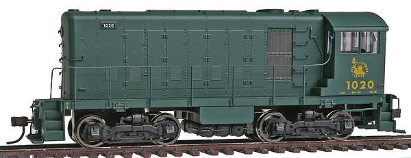 Alco HH600/660 w/Sound & DCC - Master(R) Gold -- Central of New Jersey #1020 (green, yellow)