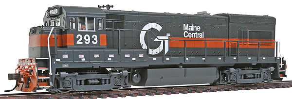 GE U23B w/Low Nose w/Sound & DCC - Master(R) Gold -- Guilford (Maine Central) #293 w/Nose Light