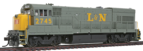 GE U23B w/Low Nose w/Sound & DCC - Master(R) Gold -- Louisville & Nashville #2745 w/Nose Light
