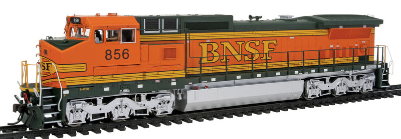 GE Dash 8-40CW w/Sound & DCC - Master(R) Gold -- Burlington Northern Santa Fe #856 (orange, green, yellow, Large Yellow BNSF)