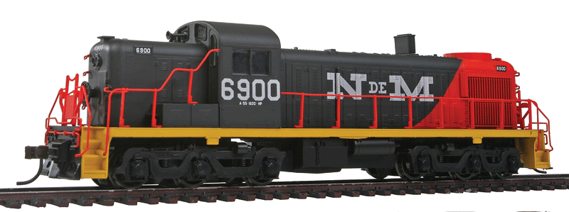 Alco RSD4/5 w/ESU LokSound & DCC - Master(R) -- National Railways of Mexico #6900 (green, Orange)