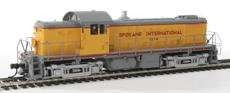 Alco RS1 w/LokSound & DCC - Master(R) Gold -- Spokane International #1218 (Armour Yellow, gray)
