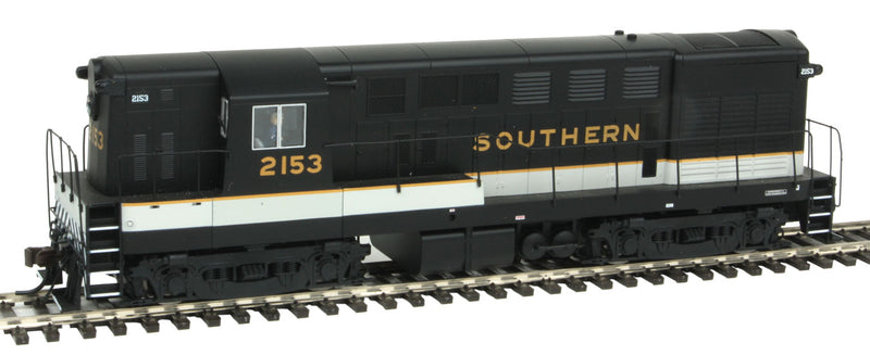 FM H16-44 Early Body/Cab, Sill Handrails w/Sound & DCC - Master(R) Gold -- Southern Railway #2153 (black, white, gold)
