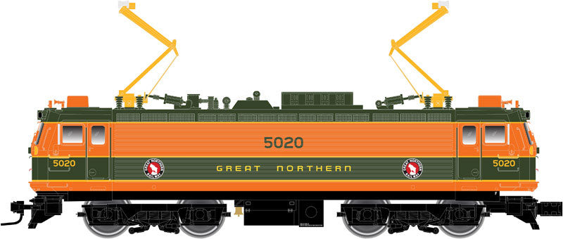 AEM-7/ALP-44 Electric w/Sound & DCC - Master(R) Gold -- Great Northern #5020 (Fantasy Scheme, Omaha Orange, Pullman Green)