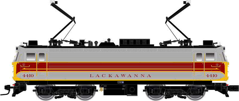 AEM-7/ALP-44 Electric w/Sound & DCC - Master(R) Gold -- Delaware, Lackawanna & Western #4402 (Fantasy Scheme, gray, maroon, yellow)