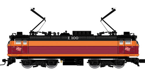 AEM-7/ALP-44 Electric w/Sound & DCC - Master(R) Gold -- Milwaukee Road #E103 (Fantasy Scheme; orange, maroon, black)