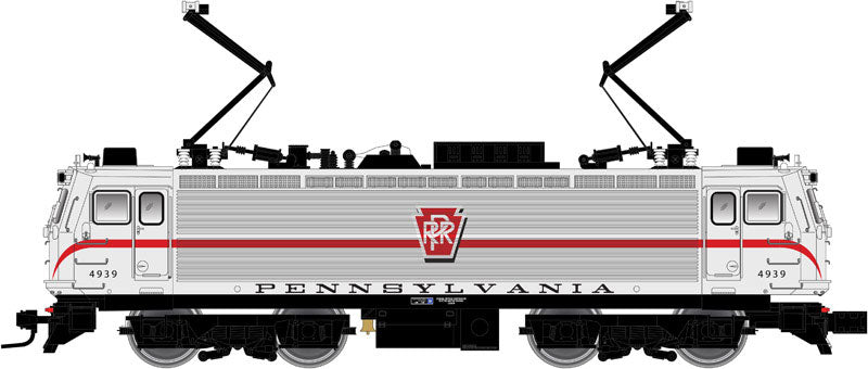 AEM-7/ALP-44 Electric w/Sound & DCC - Master(R) Gold -- Pennsylvania Railroad #4939 (Fantasy Scheme; silver, red Single-Stripe)