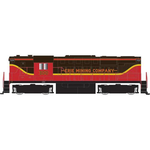 Alco RS11 w/LokSound & DCC - Master(R) Gold -- Erie Mining #300 (Early Scheme; brown, orange, yellow)