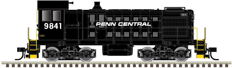 Alco S2 w/Sound & DCC - Master(R) Gold -- Penn Central #9779 (black, Spelled-Out Roadname)
