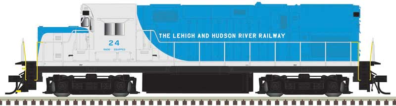 Alco C420 Phase 1 Low-Nose, Dynamic Brakes - ESU LokSound and DCC - Master G -- Lehigh & Hudson River 22 (blue, white)
