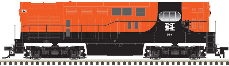FM H16-44 - LokSound and DCC - Master Gold(R) -- New Haven 594 (Post-McGinnis, orange, black)