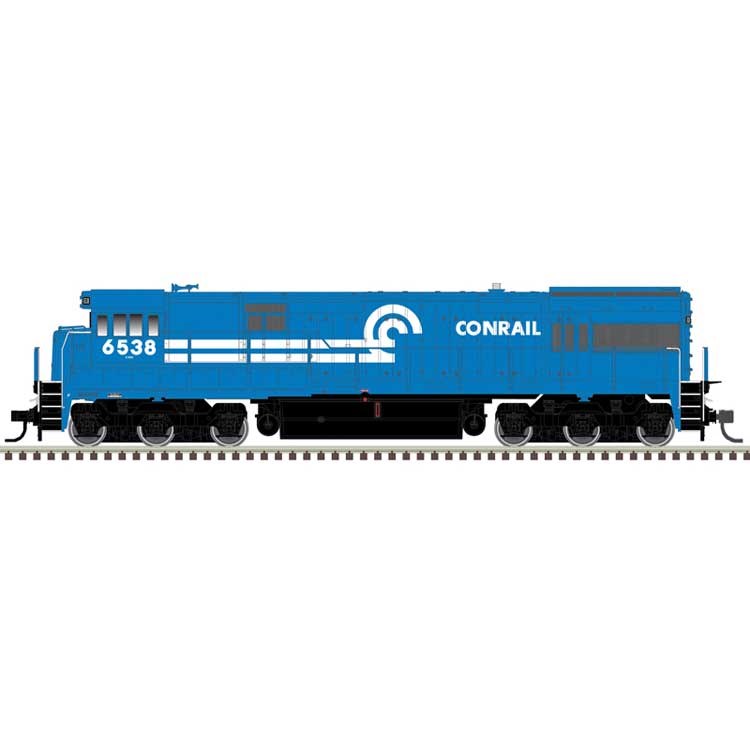 GE U30C Phase I - LokSound and DCC - Master(R) Gold -- Conrail 6535 (blue, white)