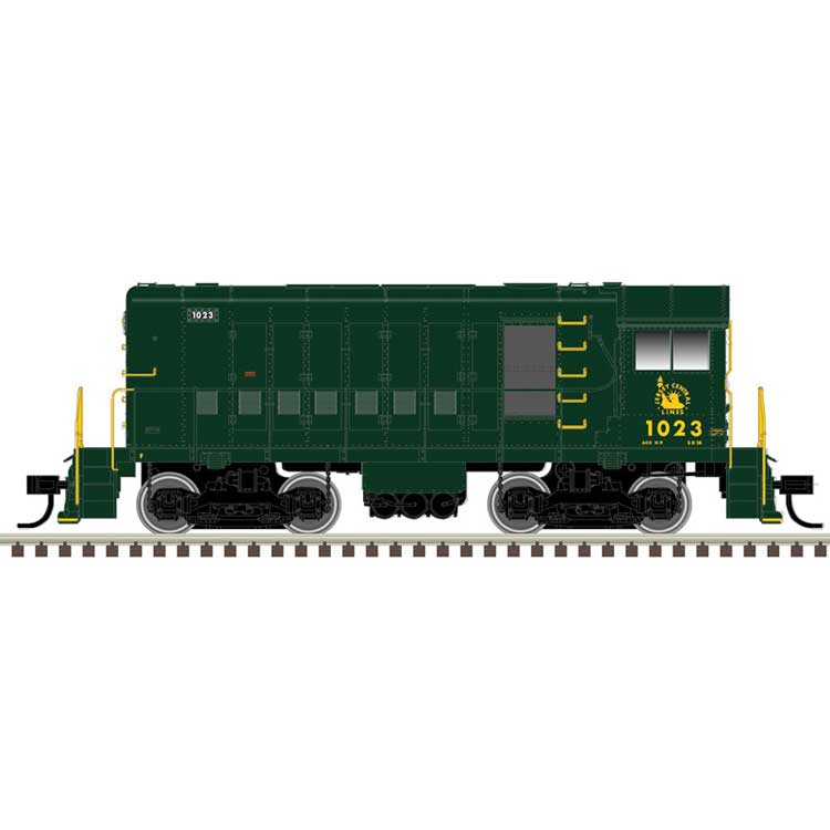 Alco HH600/660 - LokSound and DCC - Master(R) Gold -- Central Railroad of New Jersey 1023 (green, yellow)