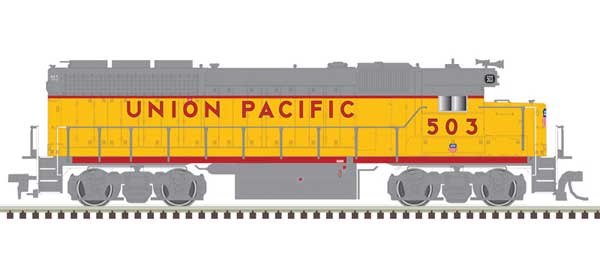 EMD GP40 - LokSound and DCC - Master(R) Gold -- Union Pacific 501 (Armour Yellow, gray, red)