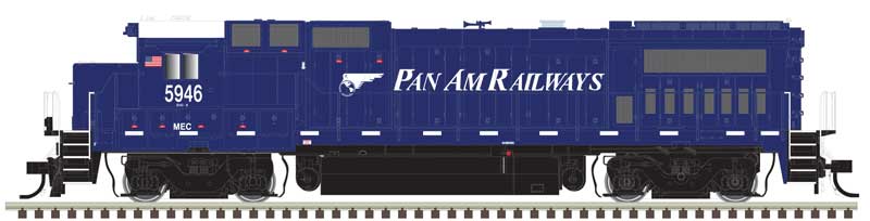 GE Dash 8-40B w/Ditch Lights - LokSound and DCC - Master(R) Gold -- Pan Am Railways MEC #5930 (blue, white)