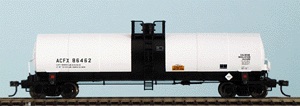 17,360 Gallon Insulated General Service Tank Car -- ACFX #86462 (white w/black center band)