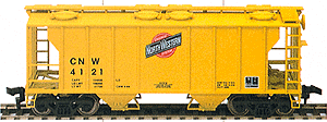 PS-2 2-Bay Covered Hopper -- CNW
