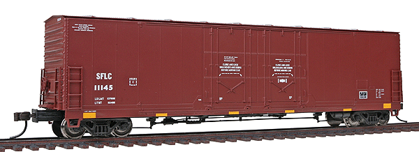 Atlas MasterLine(R) Evans 53' Double Plug Door Boxcar -- Burlington Northern Santa Fe SFLC #11145 (Conspicuity Stripes, brown, white)