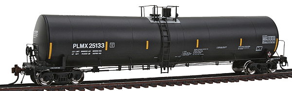 Master Series(TM) Trinity 25,500 Gallon Tankcar, Assembled -- PLMX #25133