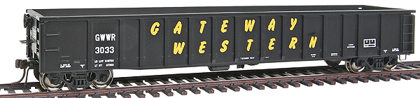 Master Series(TM) Thrall 2743 Gondola Assembled -- Gateway Western #3033