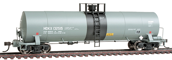 Master(TM) ACF 17,360-Gallon Tank Car - Ready to Run -- Occidental Chemical HOKX #132515 (gray, black, No Logo)