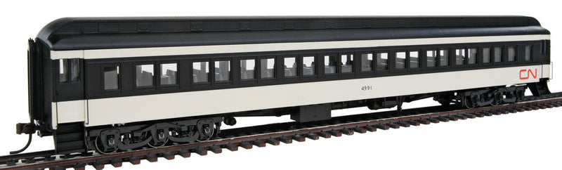 Heavyweight Paired-Window Coach - Ready to Run - Master(R) -- Canadian National #4991 (1960s Scheme; black, gray, red Noodle)