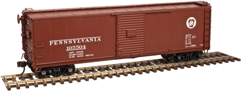 USRA Steel Rebuilt Boxcar - Ready to Run - Master(R) -- Pennsylvania Railroad #105504 (Tuscan, Circle Keystone Logo)