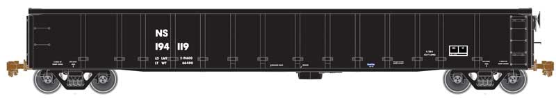 Thrall 2743 Gondola - Ready to Run - Master(R) -- NS 193952 (black, reporting Marks Only)