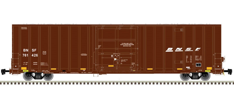 Gunderson 7538 Plug-Door Boxcar - Ready to Run - Master(R) -- BNSF 761563 (Boxcar Red, white, Wedge Logo)