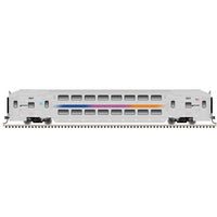 Multi-Level Commuter Cab Car & Coach/Toilet Coach Set - Ready to Run -- NJ Transit Cab #7041, Coach #7631, 7228 (silver, magenta, orange, blue)