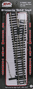 Code 100 Custom Line(R) Mark IV Turnout -- No. 4, Right Hand