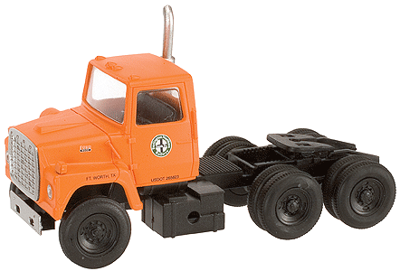 MOW Kitasher's Series 1984 Ford(R) LNT 9000 Tractor Cab -- Burlington Northern Santa Fe (orange, green, yellow)