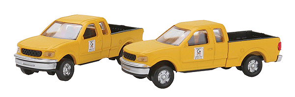 Atlas Master(TM) American Trucks - Ford F150 Maintenance of Way Pickup pkg(2) -- Guilford (yellow) Pkg(2)