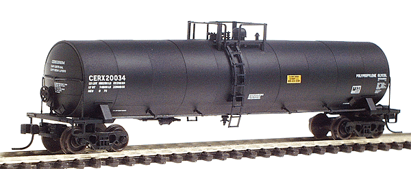 23,500 Gallon Tank Car -- CERX (E.R.Carpenter Co.) #20034 (black, white)