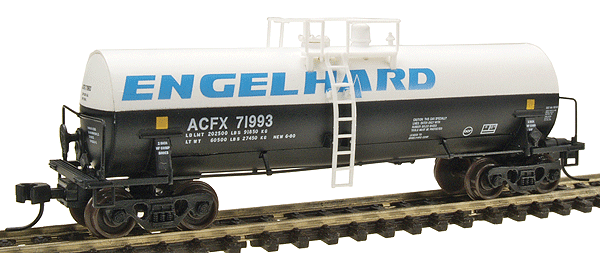 ACF Kaolin Tank Car -- Engelhard #71993 (white Body, blue, white, yellow Print)