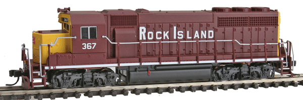 EMD GP40 - Standard DC - Master(R) -- Rock Island #367 w/o Dynamic Brakes