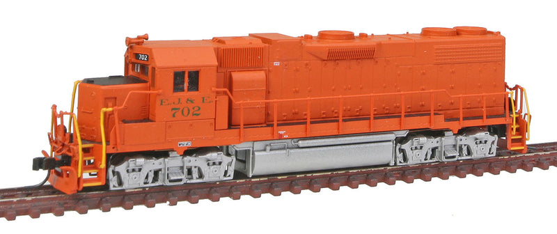 EMD GP38-2 w/Dynamic Brakes - DCC Equipped - Master(R) -- Elgin, Joliet & Eastern #702 (orange, green)