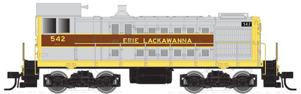 Alco S2 w/LokSound & DCC - Master(R) -- Erie Lackawanna #533 (gray, maroon, yellow)