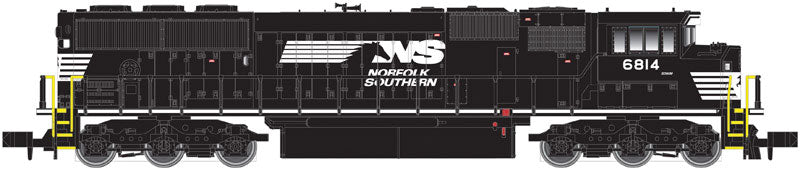EMD SD60M w/DCC - Master(R) -- Norfolk Southern #6808 (black, Horse Head Logo)