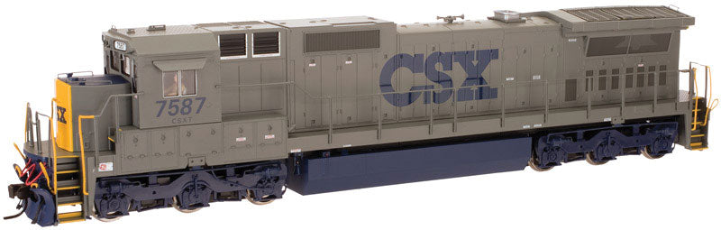 GE Dash 8-40C - Standard DC - Master(R) -- CSX #7509 (YG, gray, blue, yellow Nose)