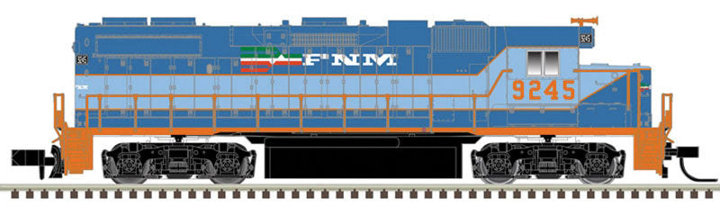 EMD GP38-2 w/LokSound & DCC - Master(R) -- Ferrocarriles Nacionales de Mexico #9290 (2-Tone blue, orange, FNM Logo)
