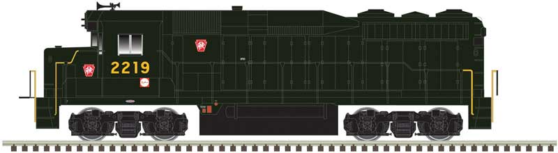 EMD GP30 Phase 2 No Nose Headlight - LokSound & DCC -- Pennsylvania Railroad 2234 (Brunswick Green)